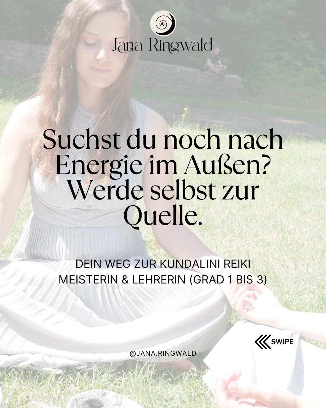 Lichtsafari - Jana Ringwald Facebook ad: Suchst du noch nach mehr Energie durch Dinge…