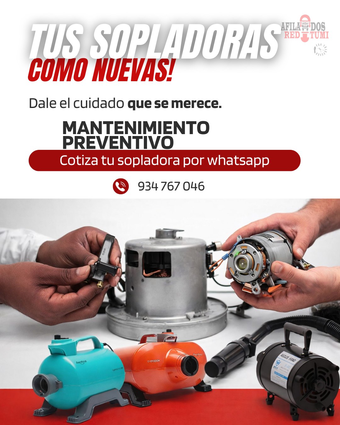 RED TUMI Facebook ad: En el mundo del grooming profesional, cada detalle…