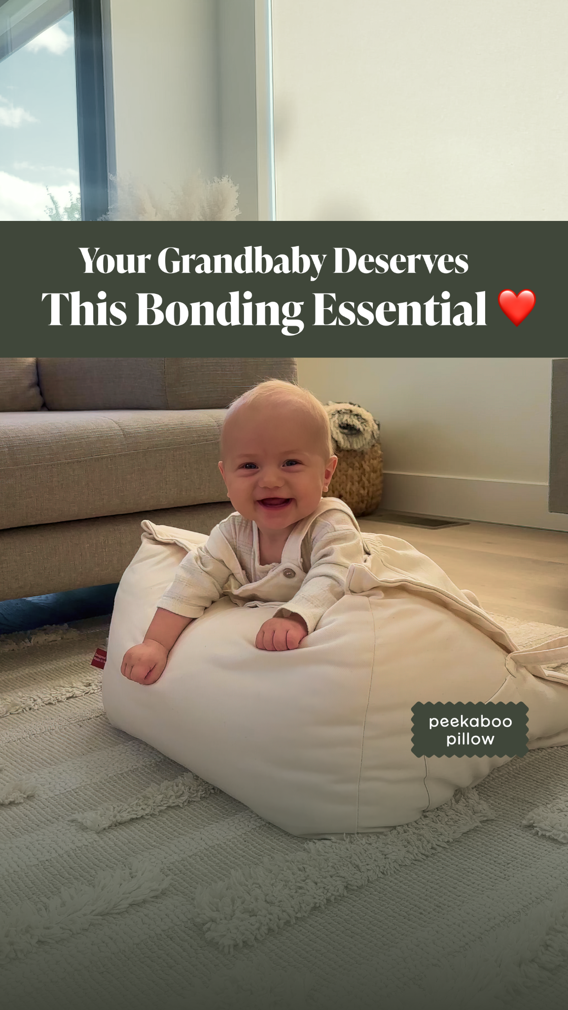 Peekaboo Pillow Facebook ad