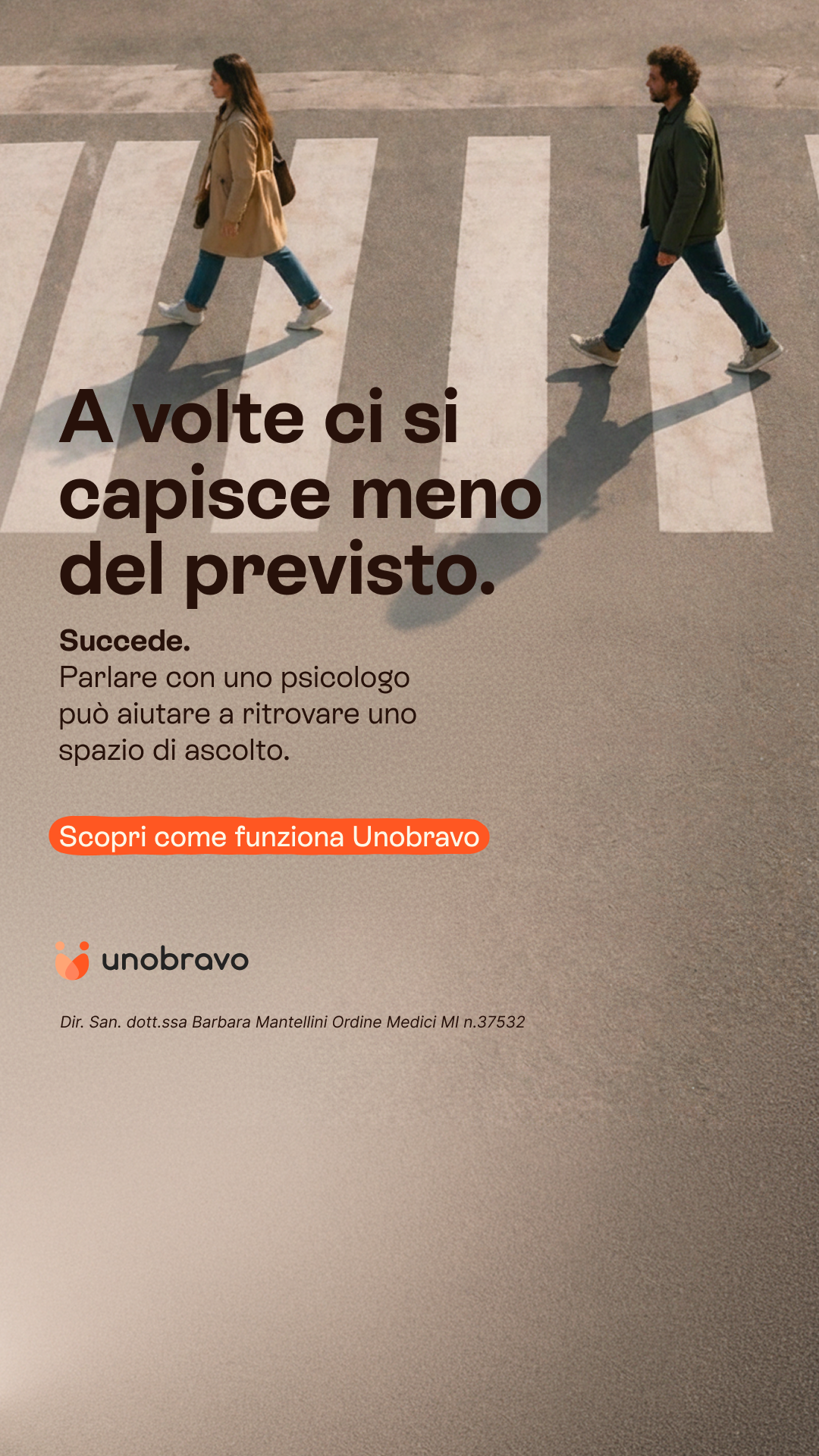Unobravo Facebook ad