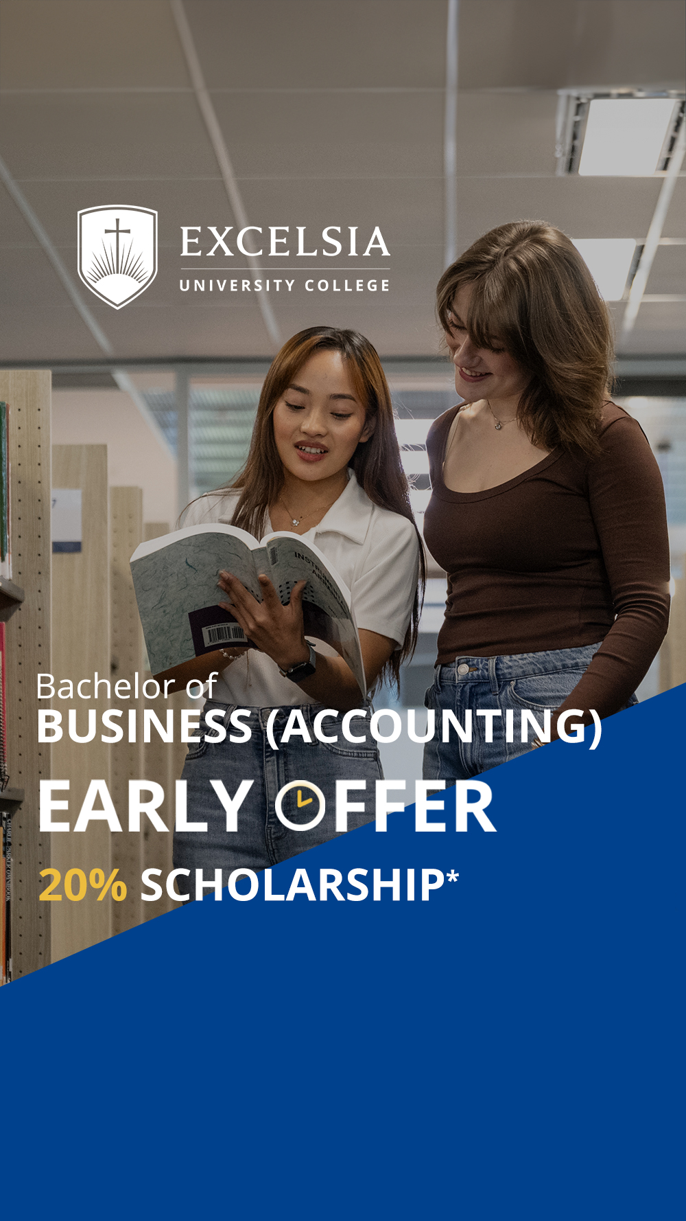 Excelsia University College Facebook ad