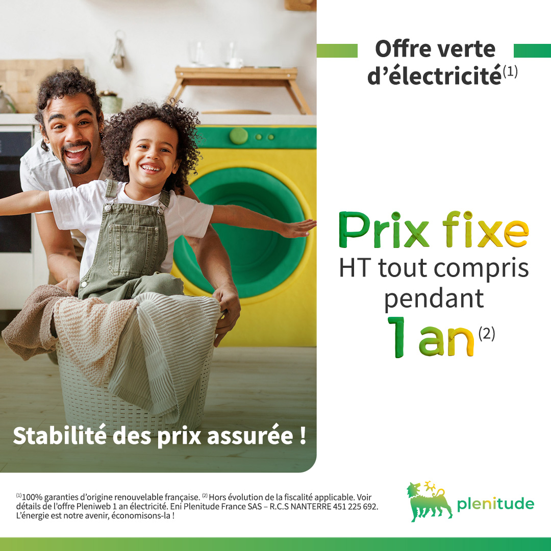 Plenitude France Facebook ad from Apr 17, 2026