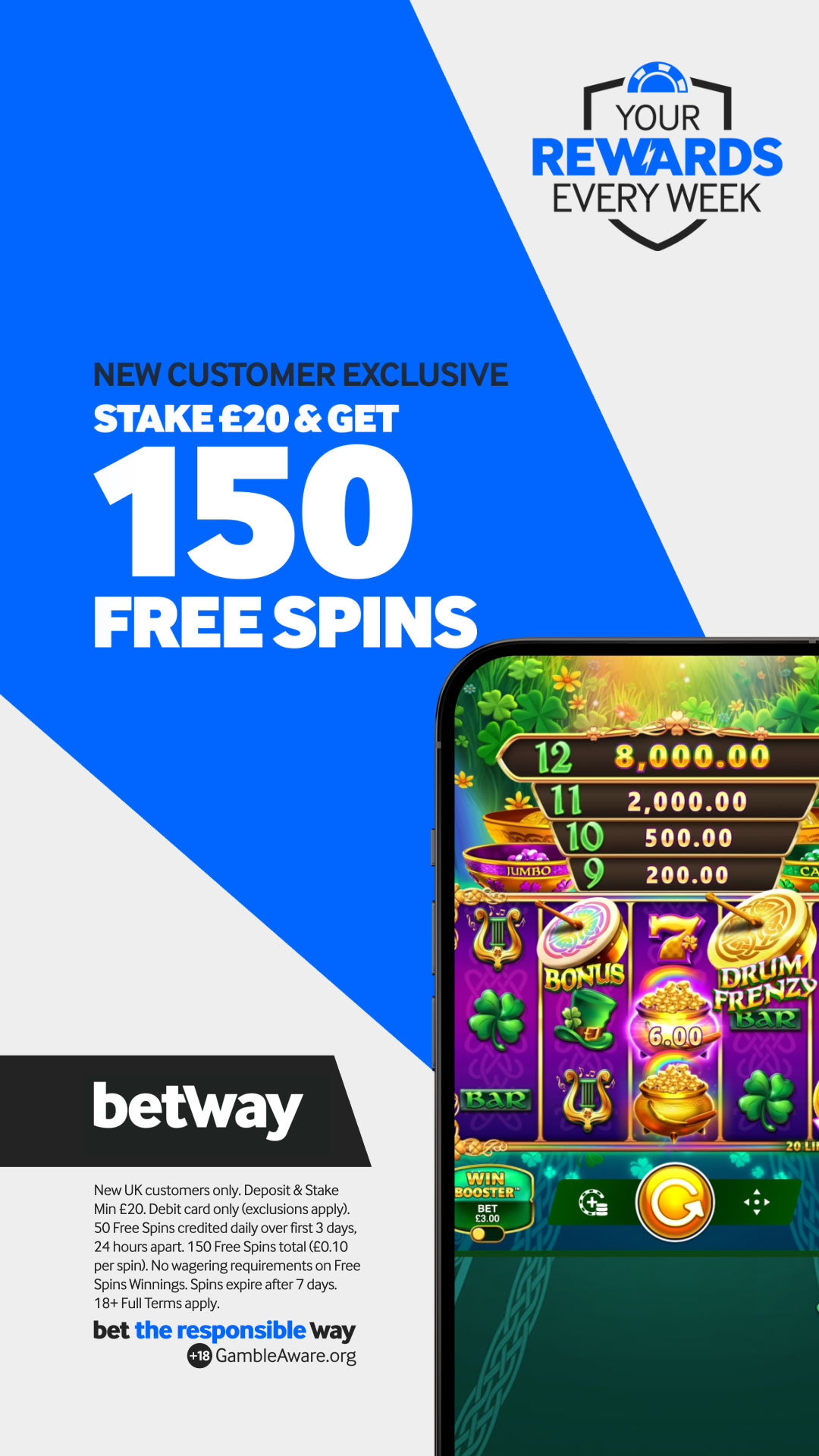 Betway Facebook ad