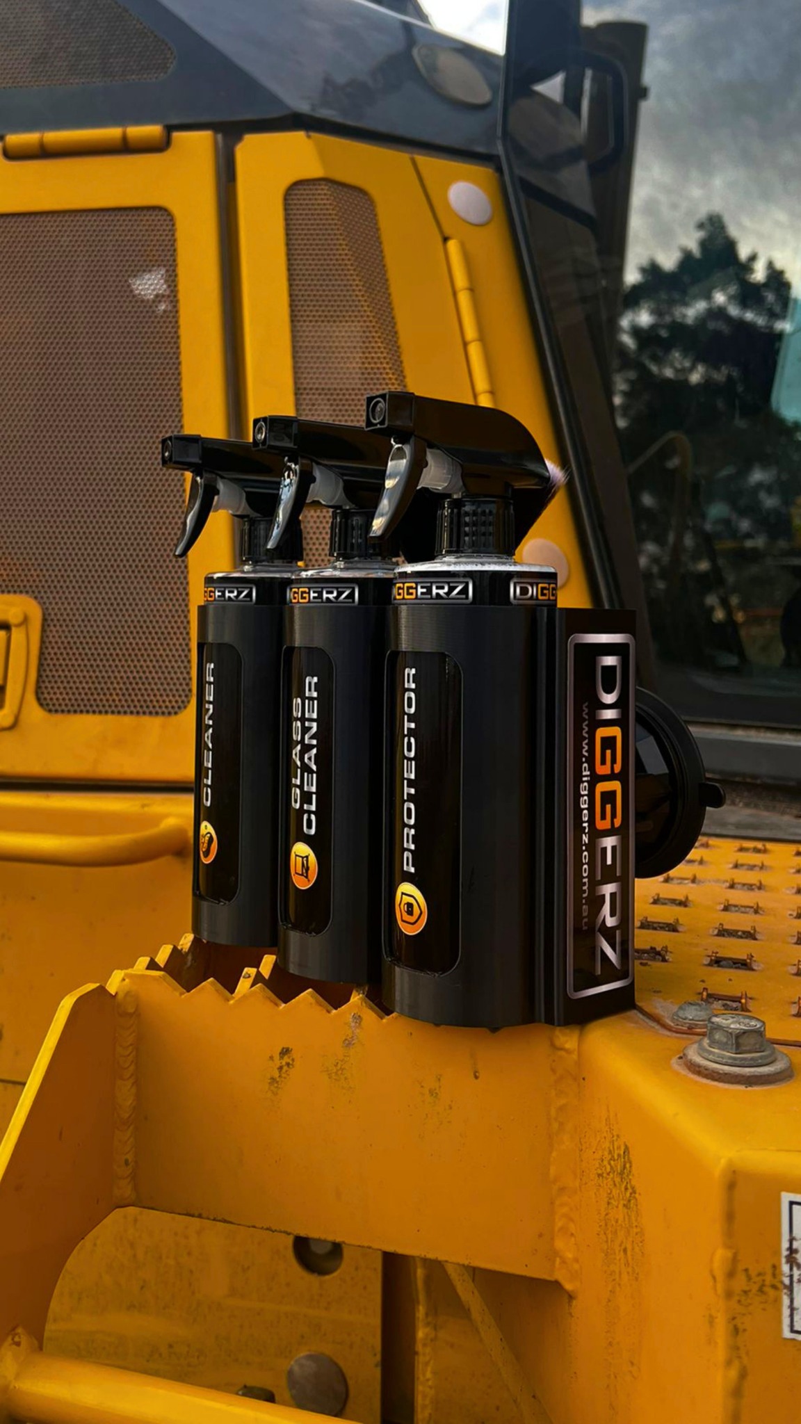 Diggerz Cockpit Accessories Facebook ad: Any operator running an excavator, dozer, loader, or…