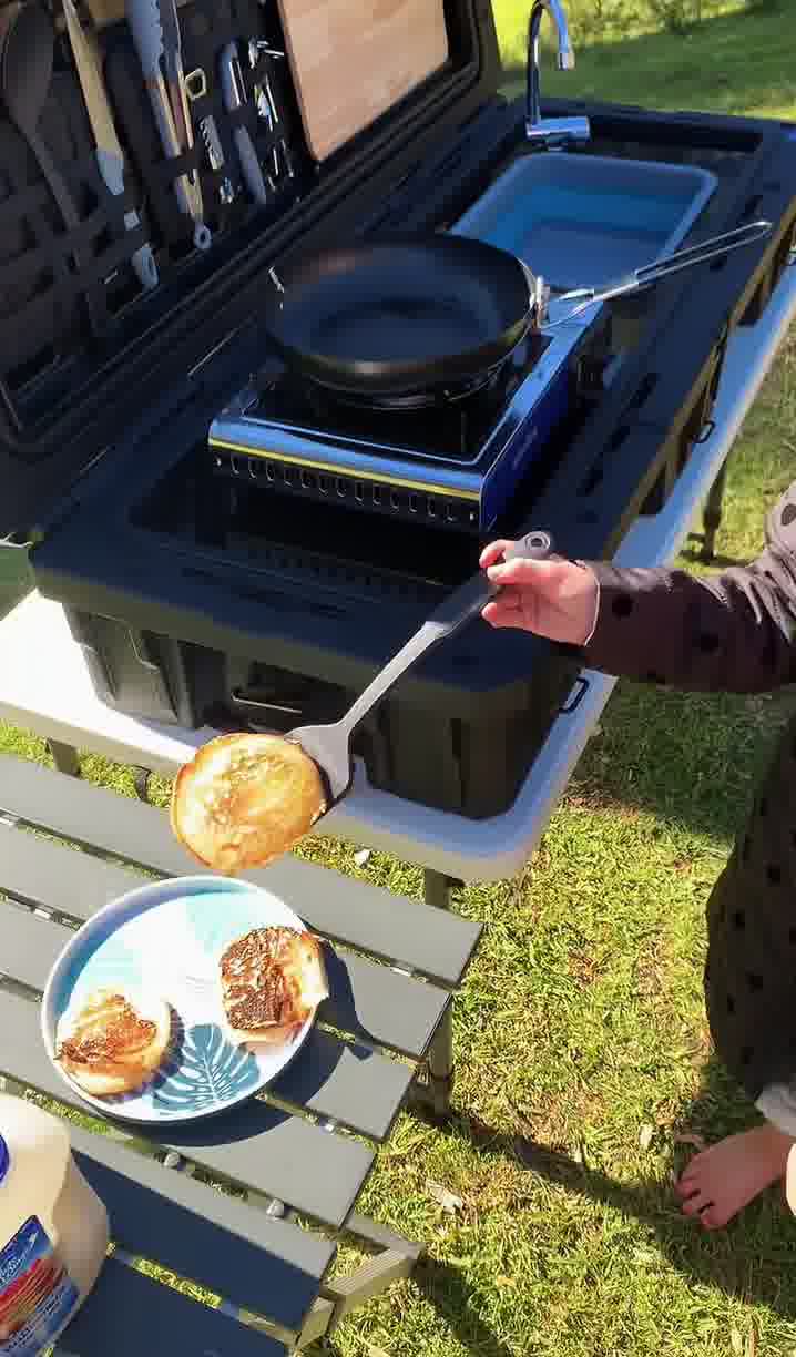 OzTerrain Facebook ad: Master the Outdoors with a Kitchen That Goes Where You Go