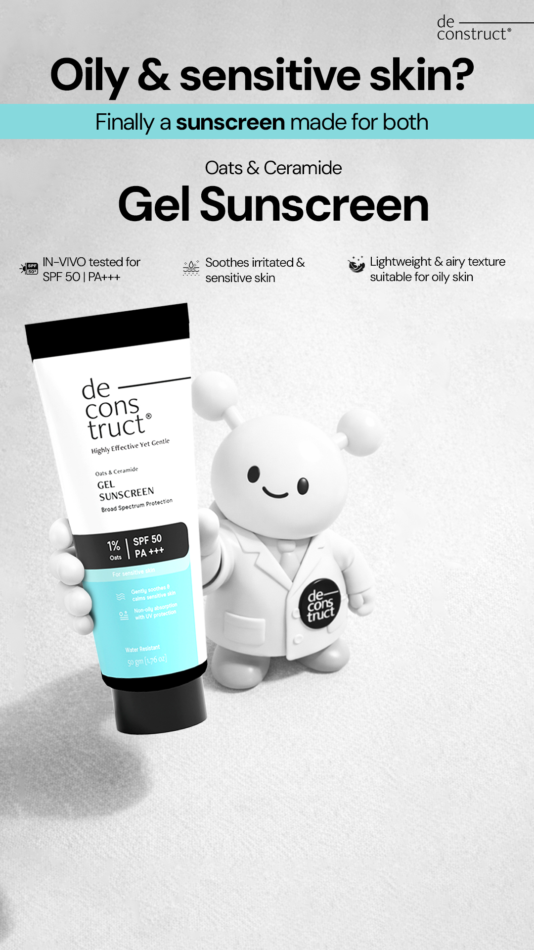 Deconstruct Skincare Facebook ad