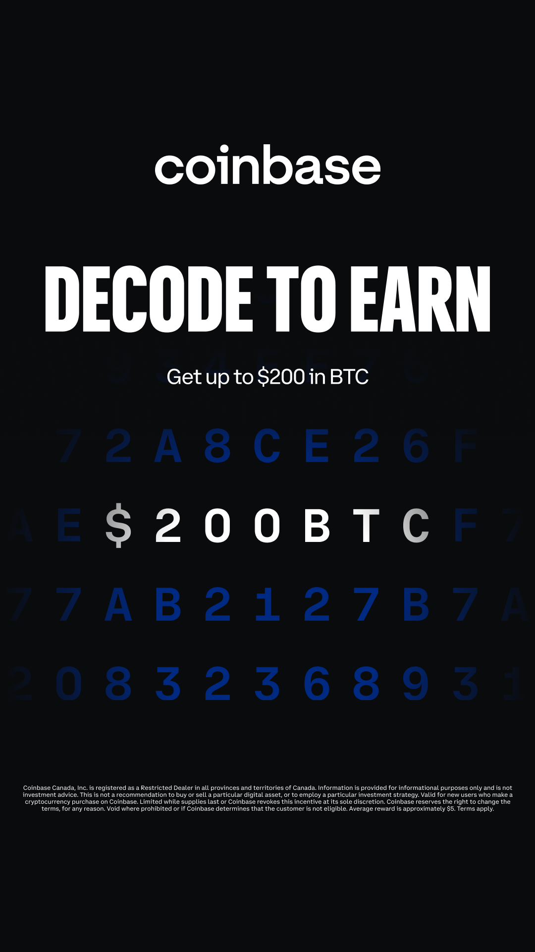 Coinbase Facebook ad