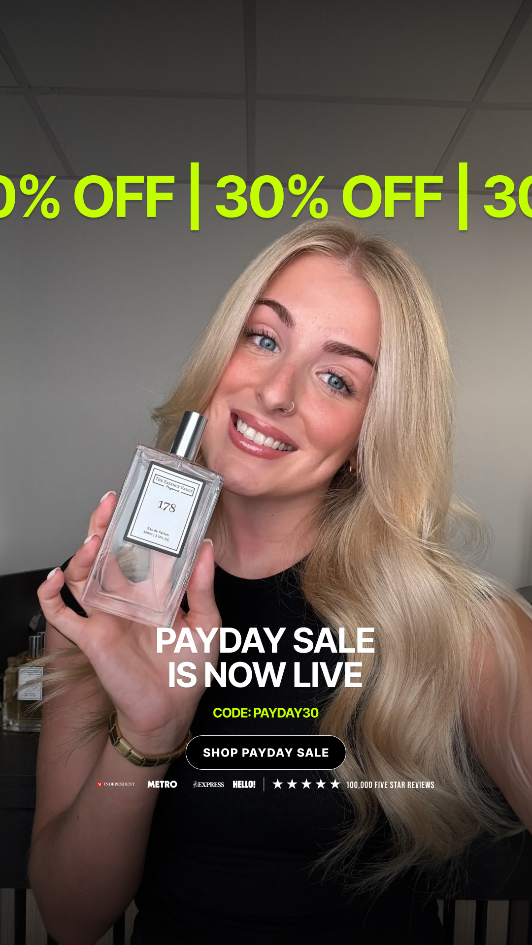 The Essence Vault Facebook ad