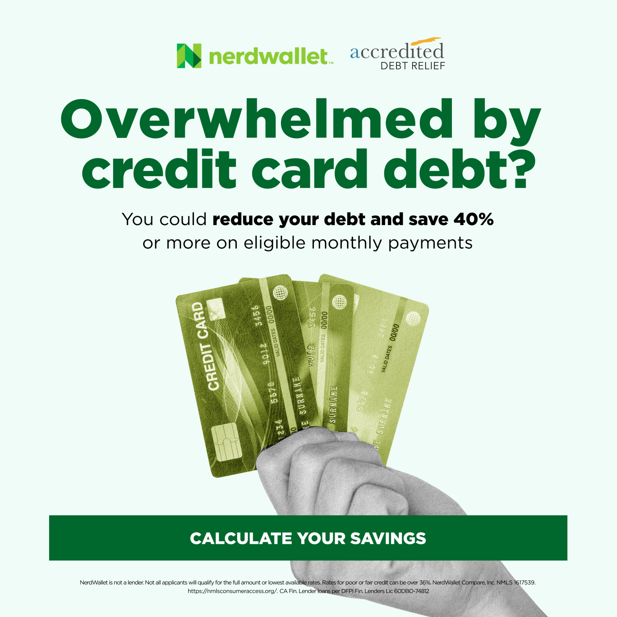 NerdWallet Facebook ad