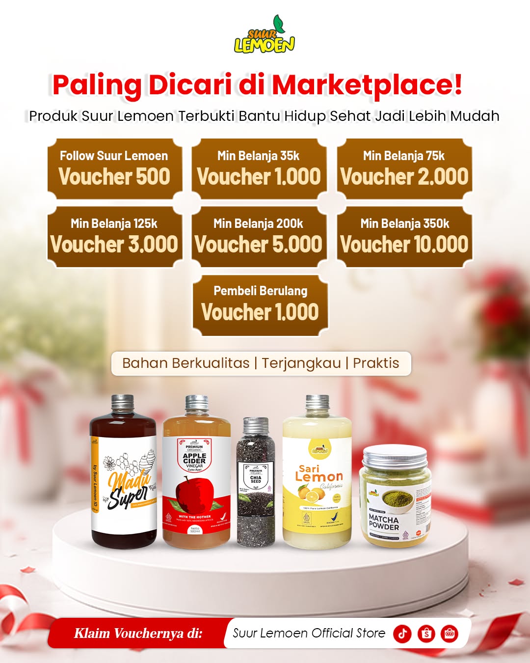 Suur Lemoen Offical Facebook ad: Klaim Voucher s/d 10rb!