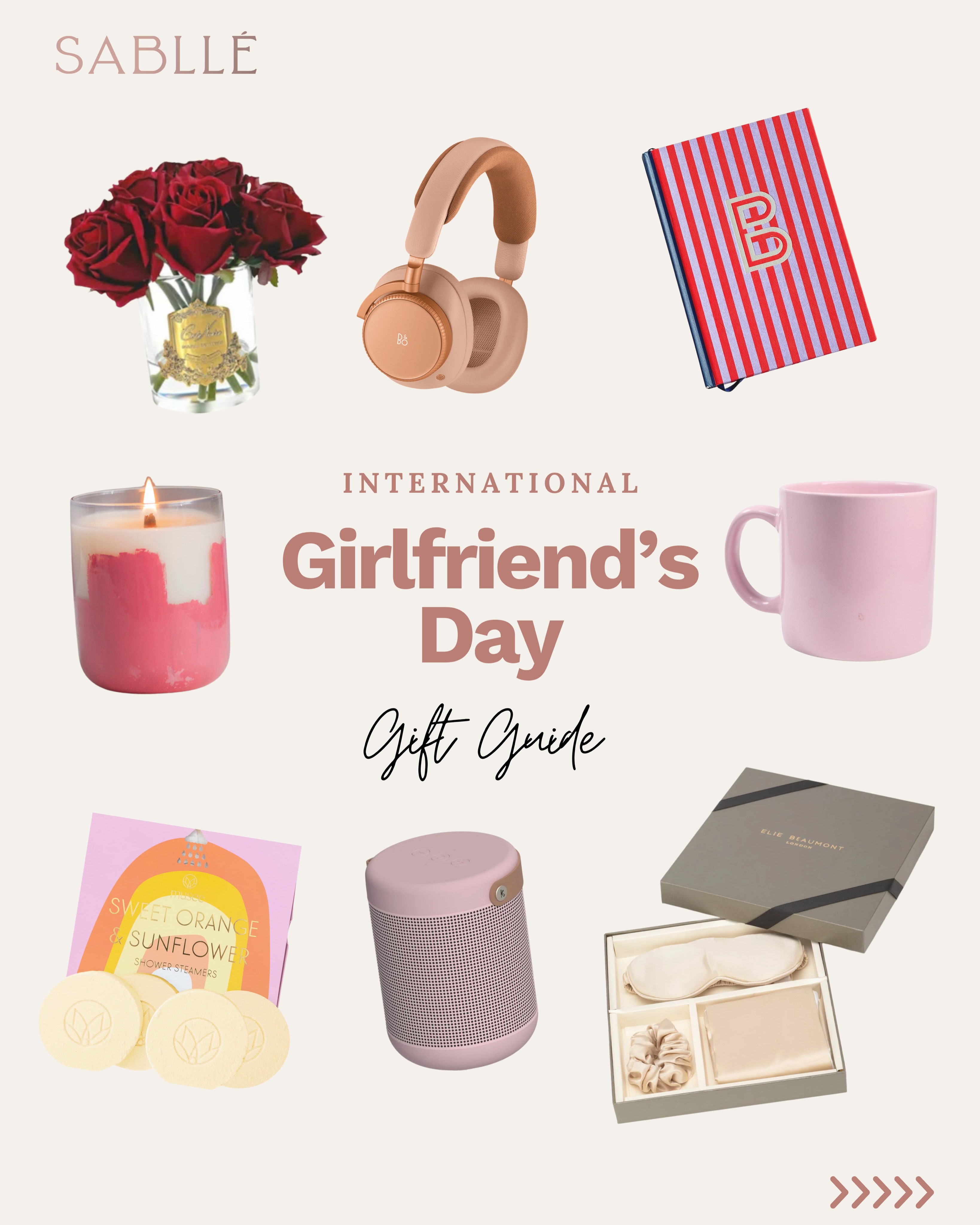 Sablle Luxury Facebook ad: This International Girlfriend’s Day, skip the guesswork…