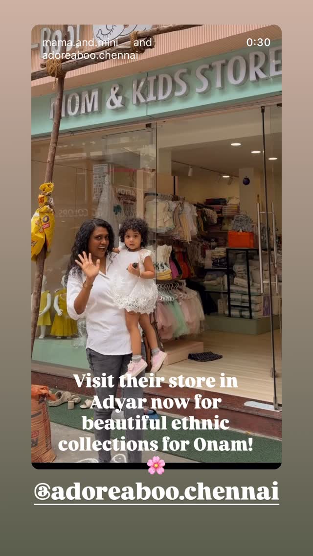 Adoreaboo Facebook ad: Chennai's Favourite Kids Shopping Destination