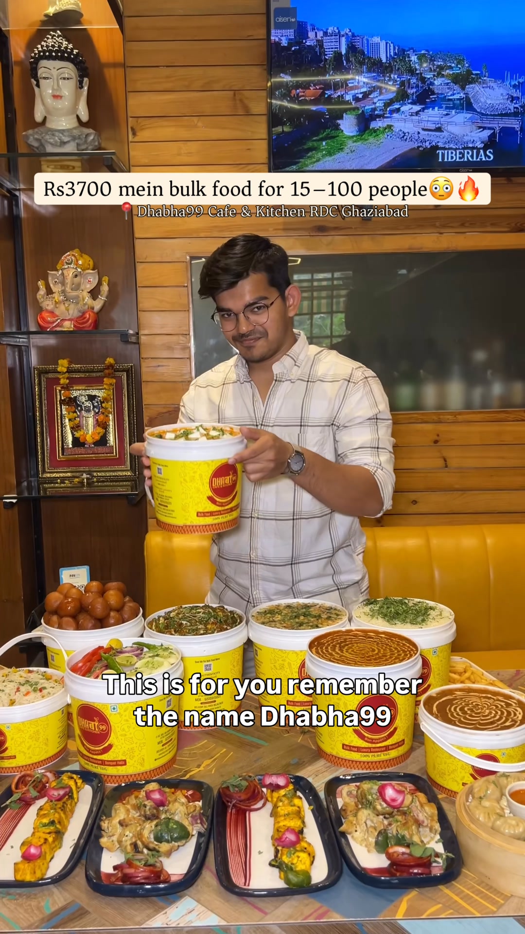 Dhaba99 cafe&kitchen Facebook ad: Party Ka Khana? Dhaba 99 Ko Call Karo! 09205915001