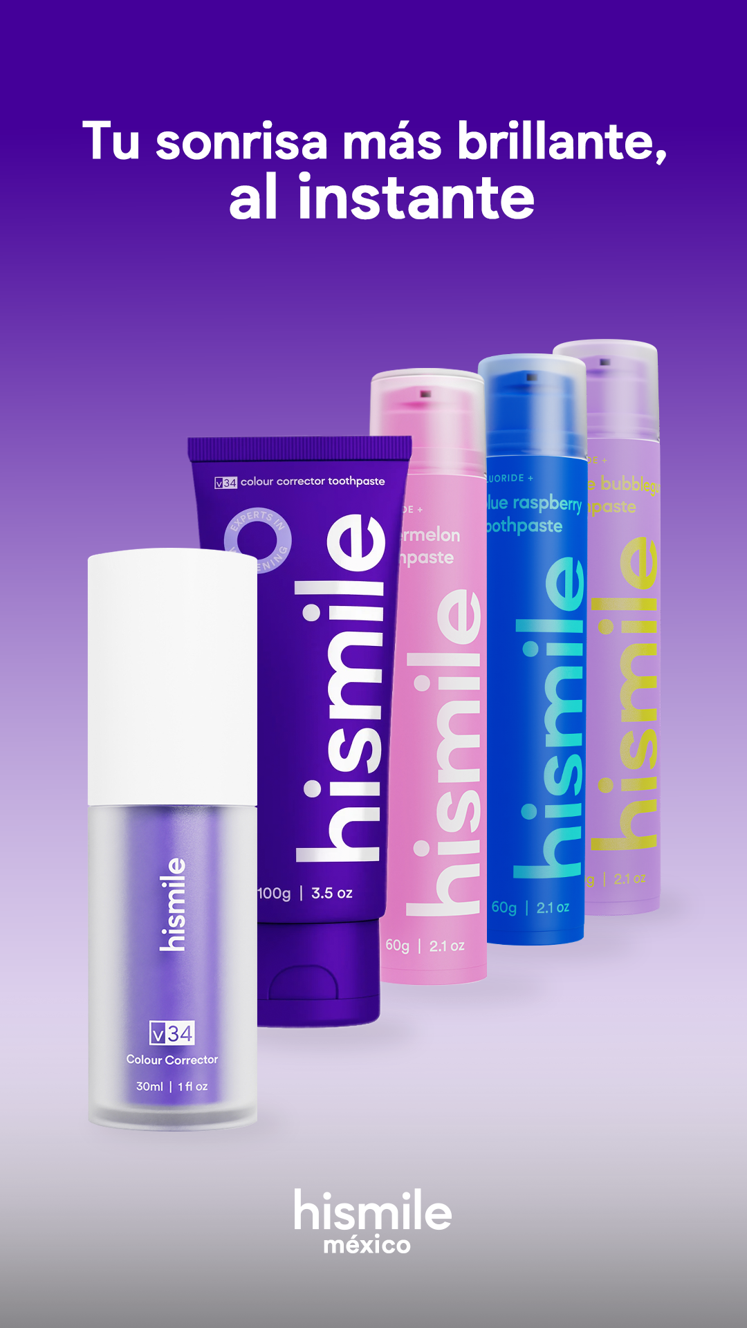 Hismile Mexico Facebook ad