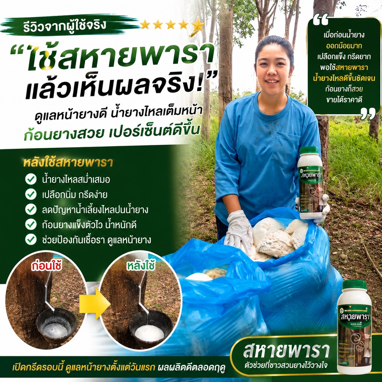 สหายพารา สหายดิน เพื่อนแท้เกษตรกรไทย เพจบริษัท 080-199-9779 Facebook ad: รีวิวจากผู้ใช้จริง