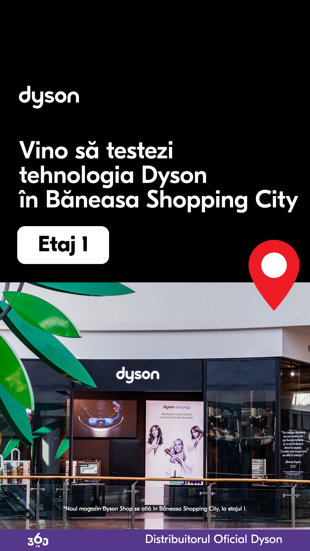 360.ro Distribuitor Oficial Dyson Facebook ad