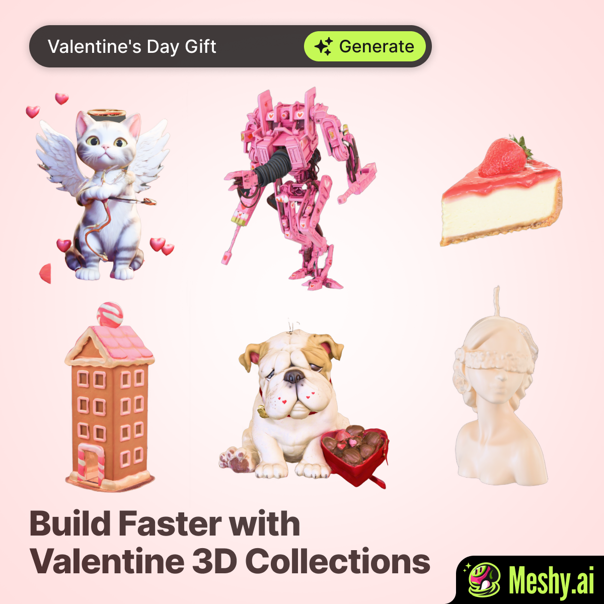 Meshy Facebook ad