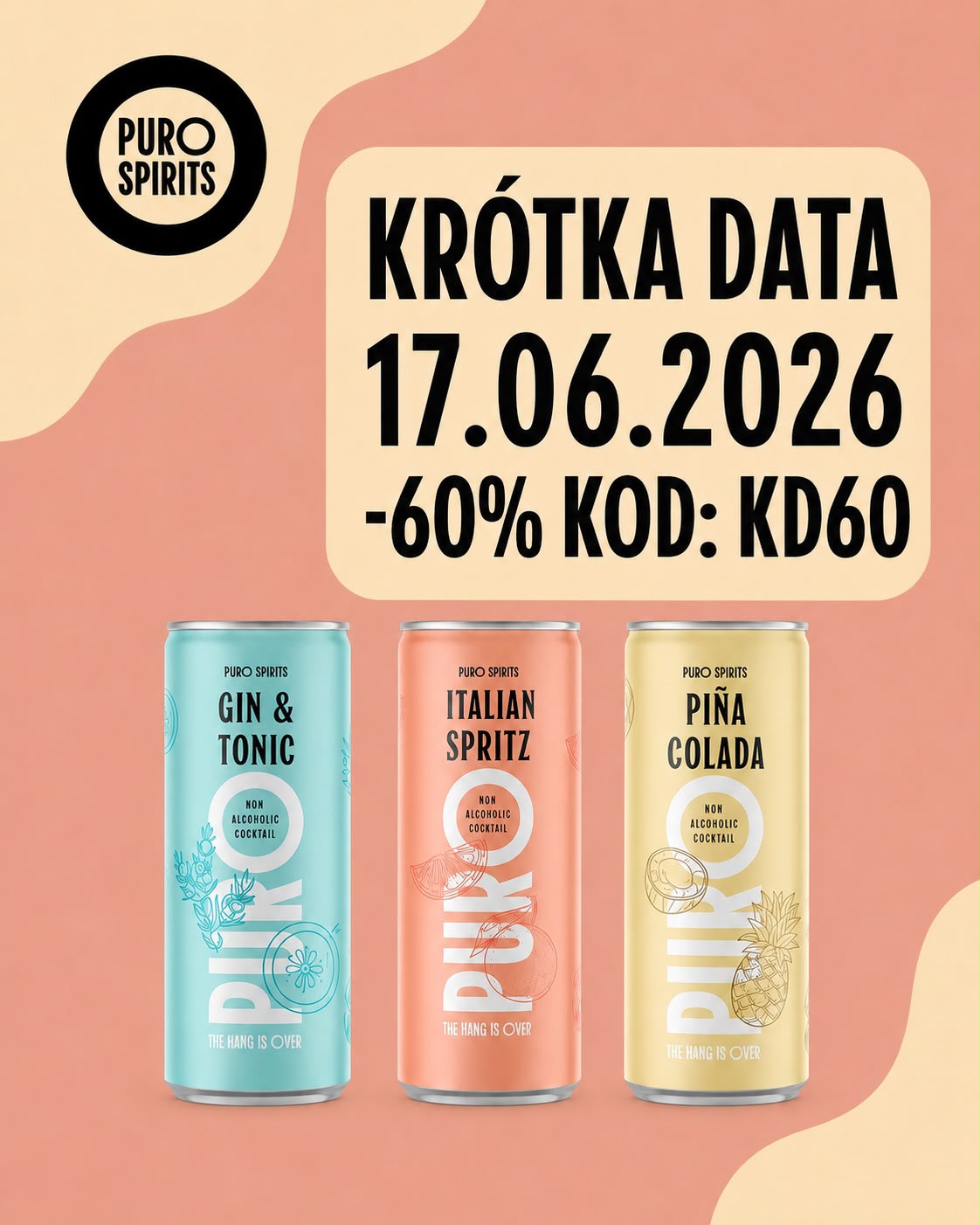 PURO Spirits Non-Alcoholic Drinks Facebook ad