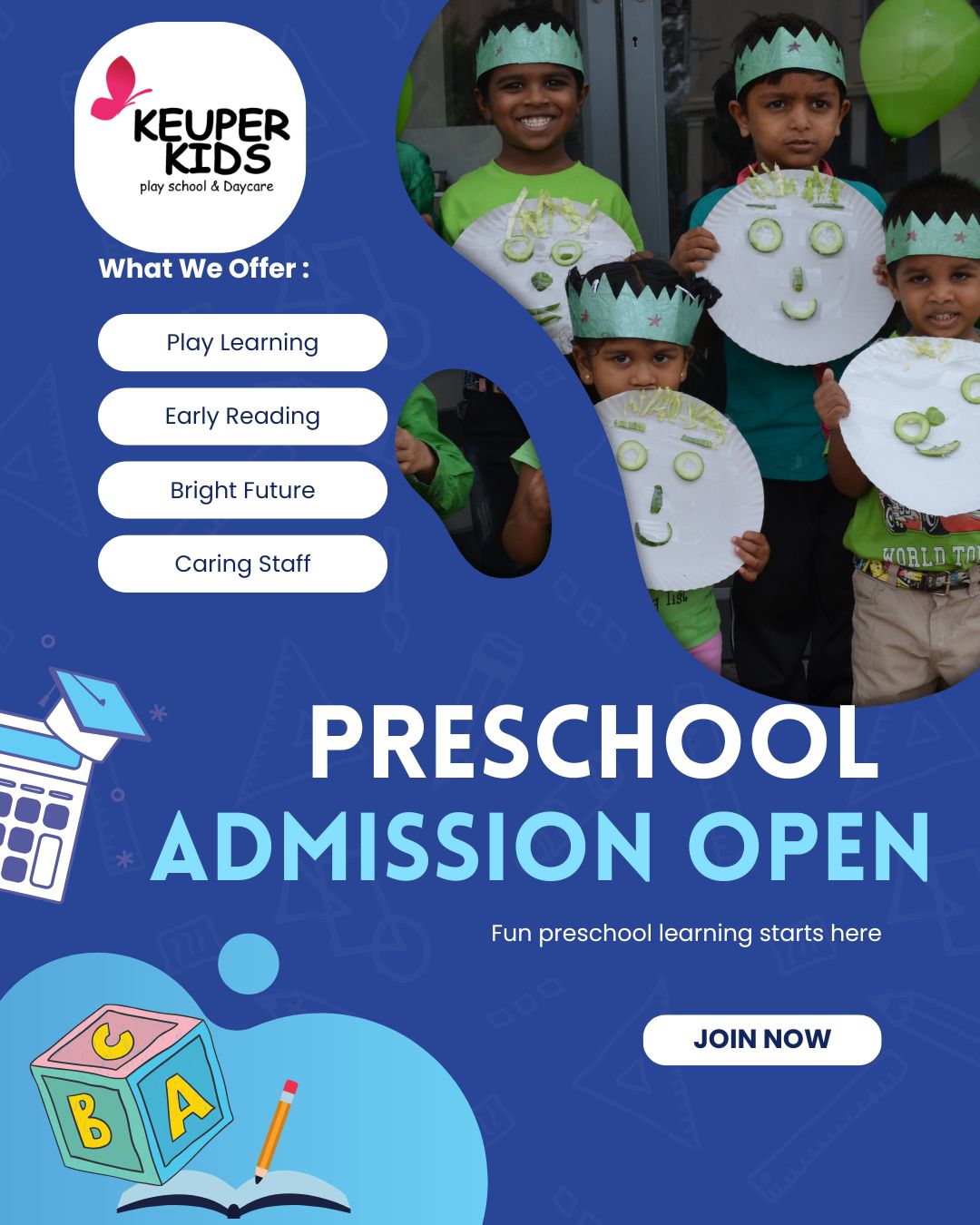 keuper_kids Facebook ad: Admission Open for 2026-27.