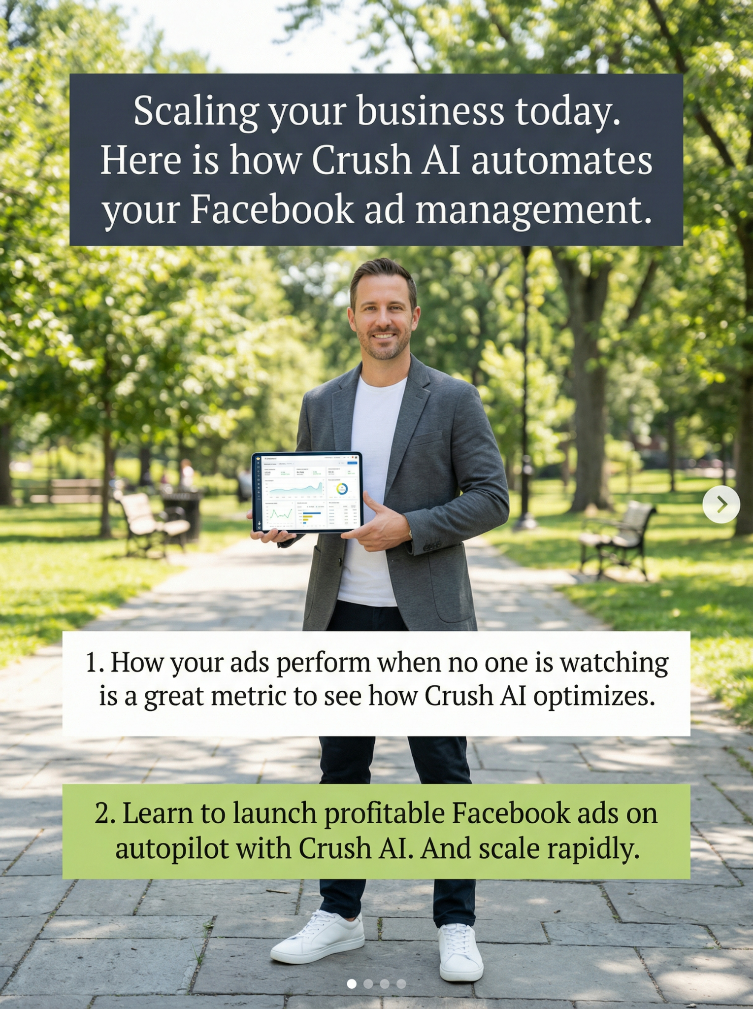 Mike Johnson - AI Marketing Facebook ad