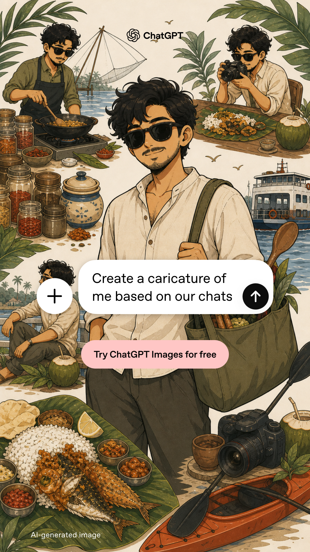 ChatGPT Facebook ad