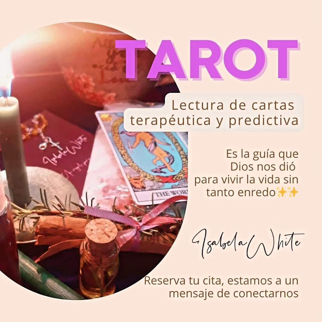 Isabela White Transformación Profunda Facebook ad: La lectura de Tarot es hermosa por qué…