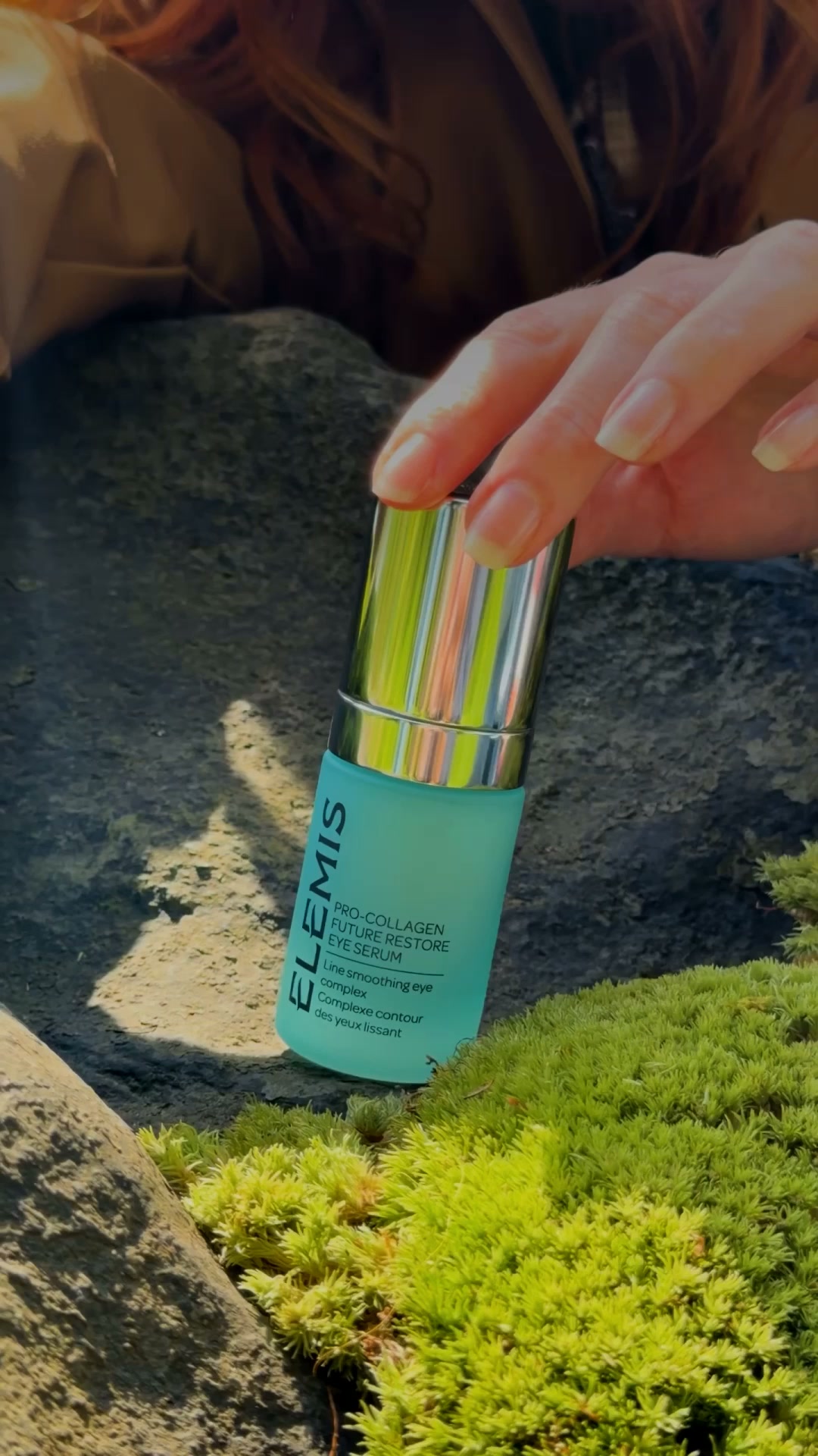 Elemis Facebook ad: NEW Pro-Collagen Future Restore Eye Serum