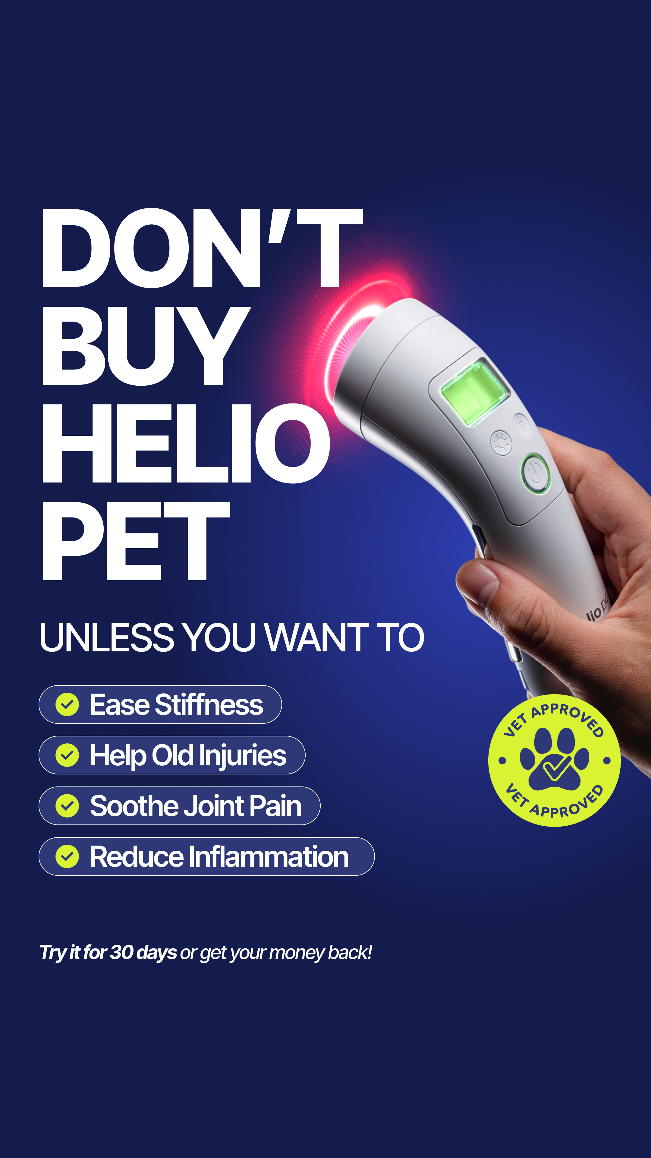 Helio Pet Facebook ad