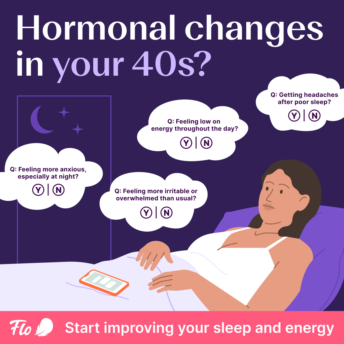 Flo Health App Facebook ad