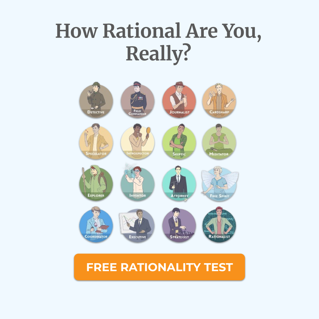 ClearerThinking.org Facebook ad: Which of 16 Reasoning Styles Is Yours?