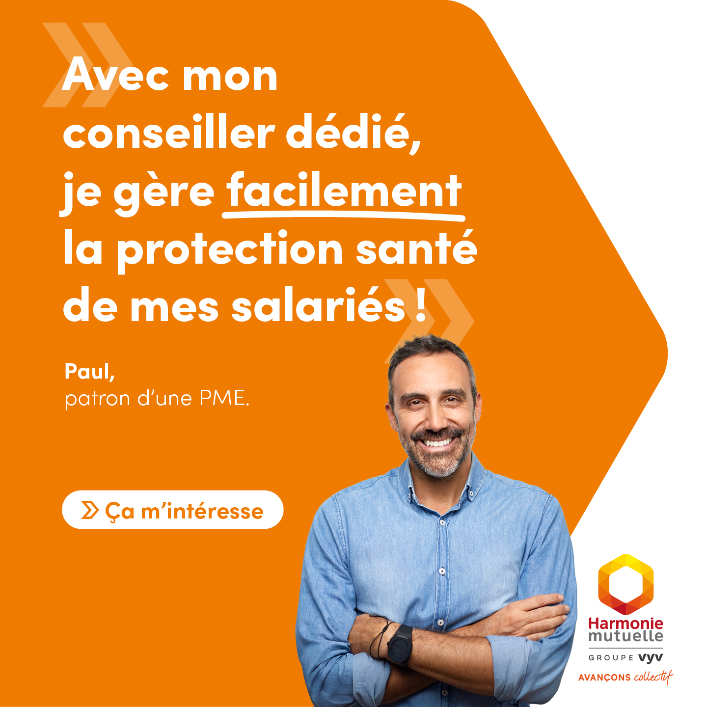 Harmonie Mutuelle Facebook ad