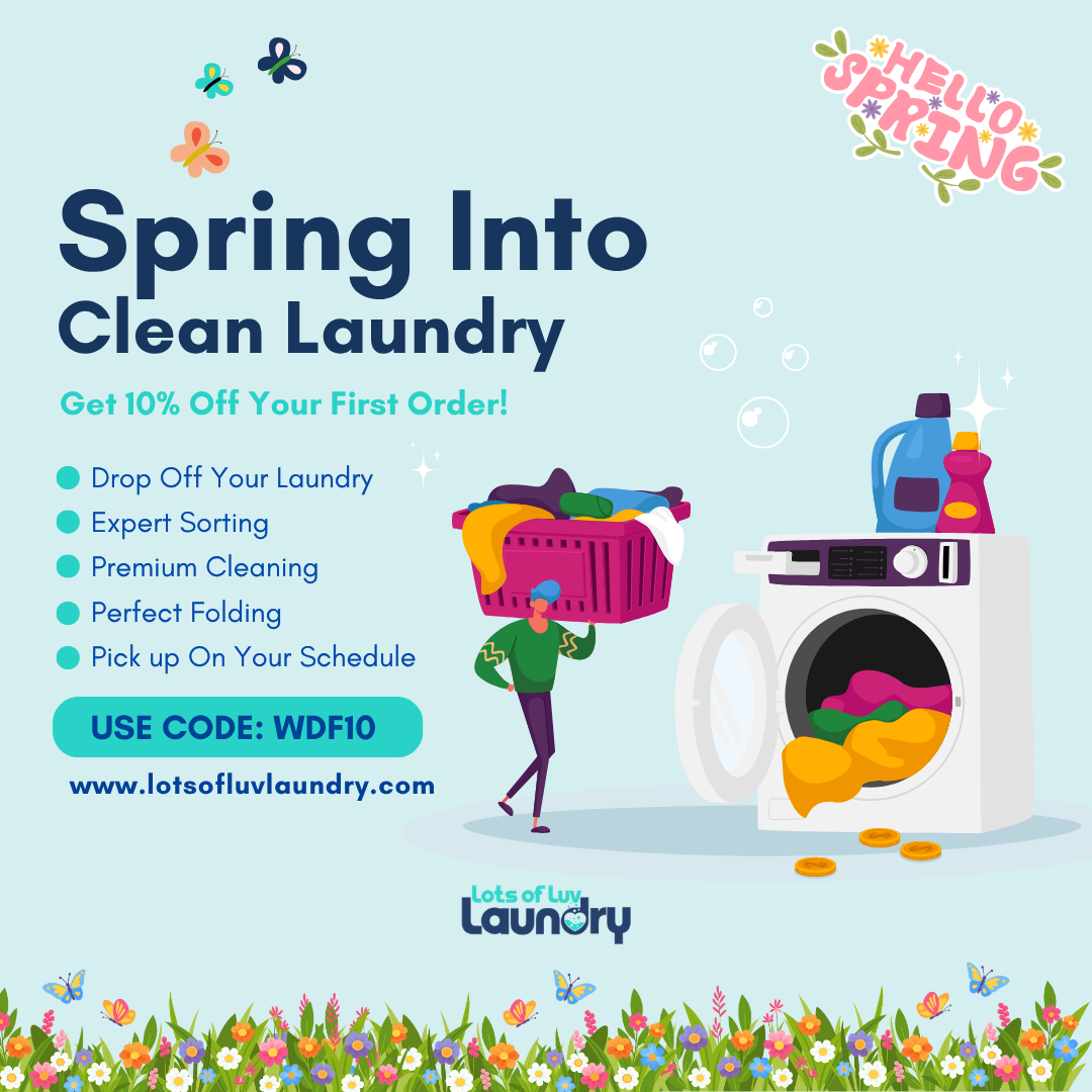 Lots of Luv Laundry Facebook ad from May 6, 2026
