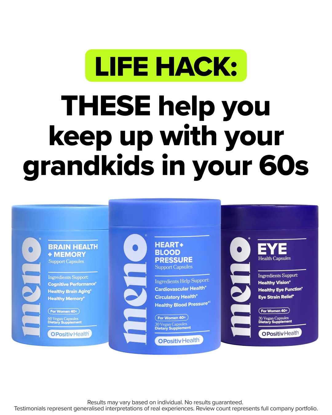 MENO Vitamins Facebook ad