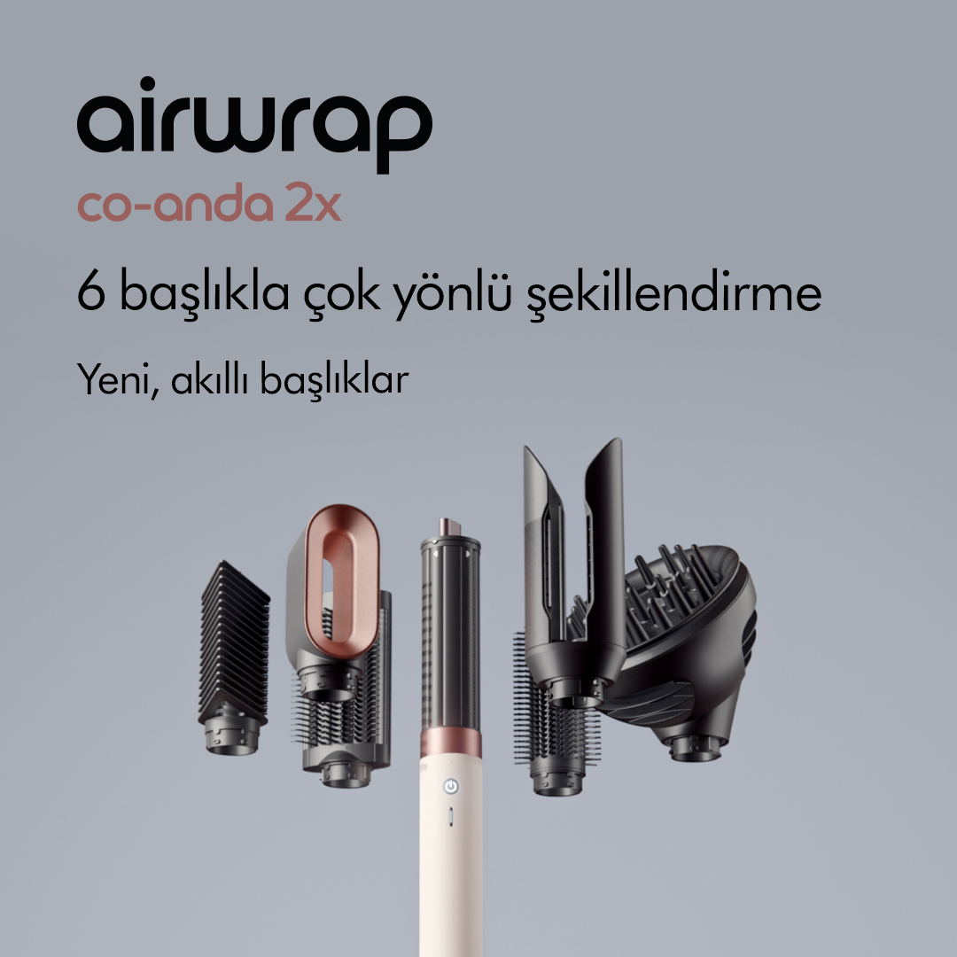 Dyson Facebook ad: Dyson Airwrap Co-anda 2x saç şekillendirme ve kurutma…