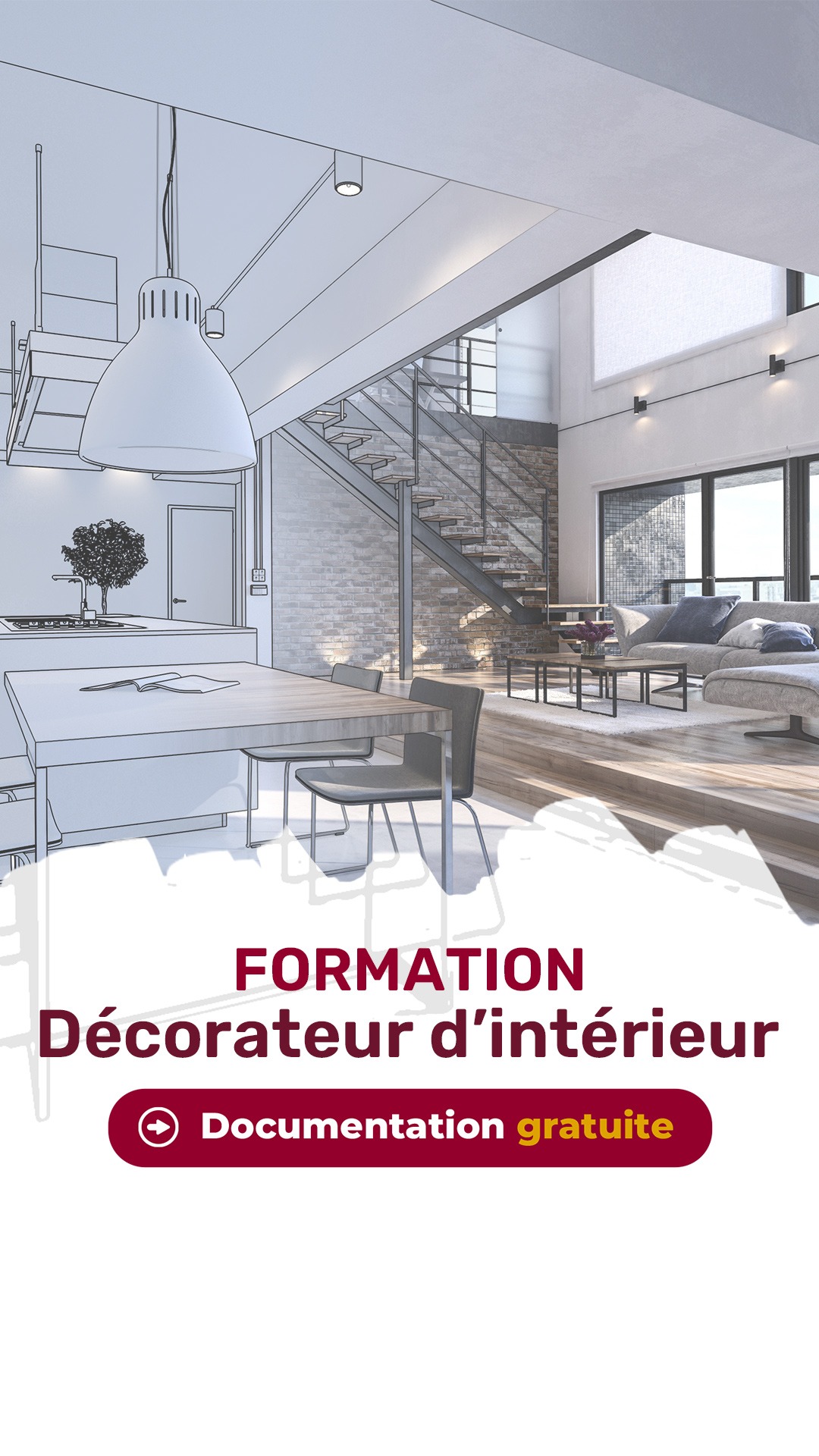 Centre Européen de Formation Facebook ad: Votre formation de décorateur d'intérieur