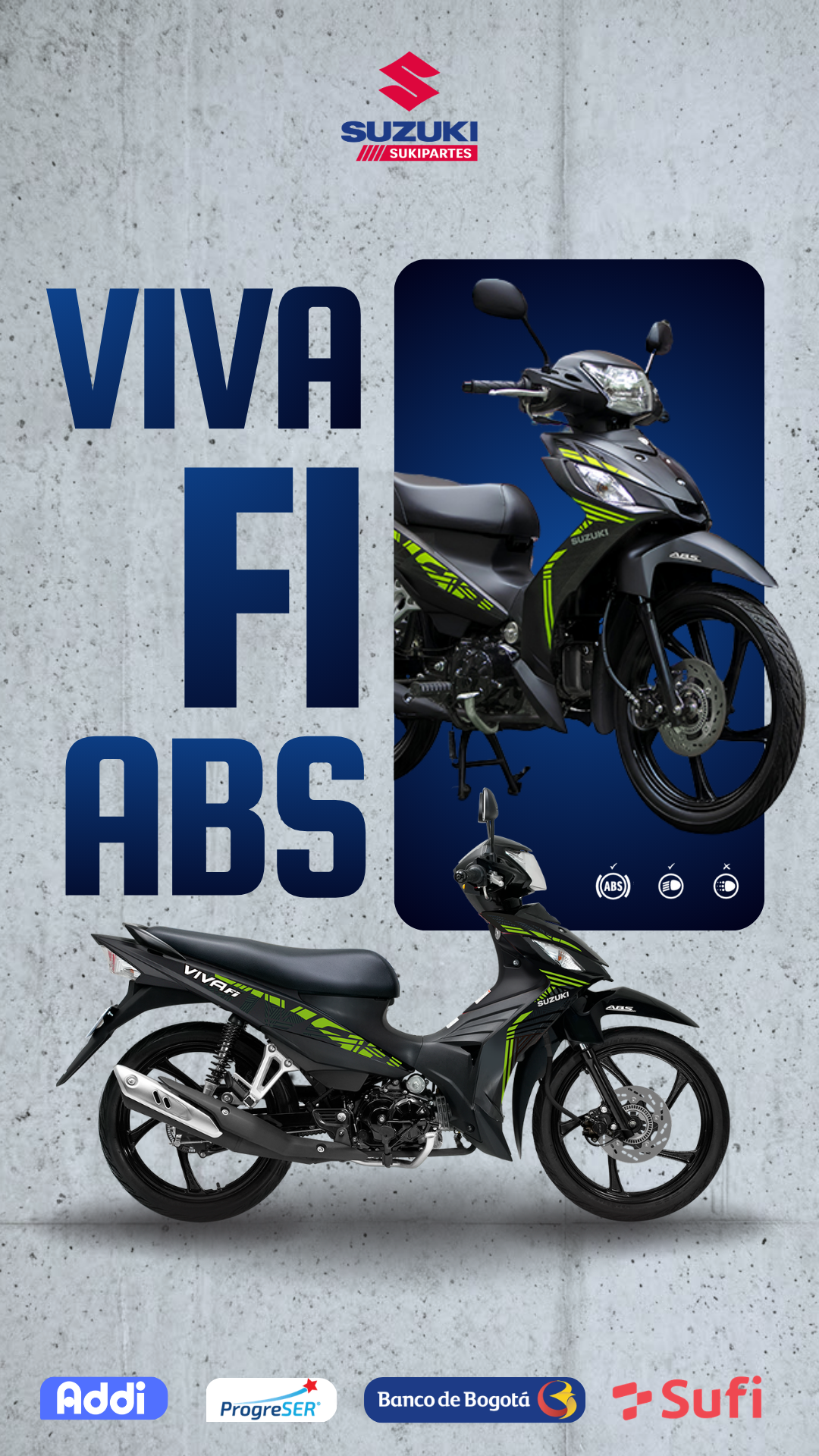 Sukipartes Motos Facebook ad from Mar 31, 2026