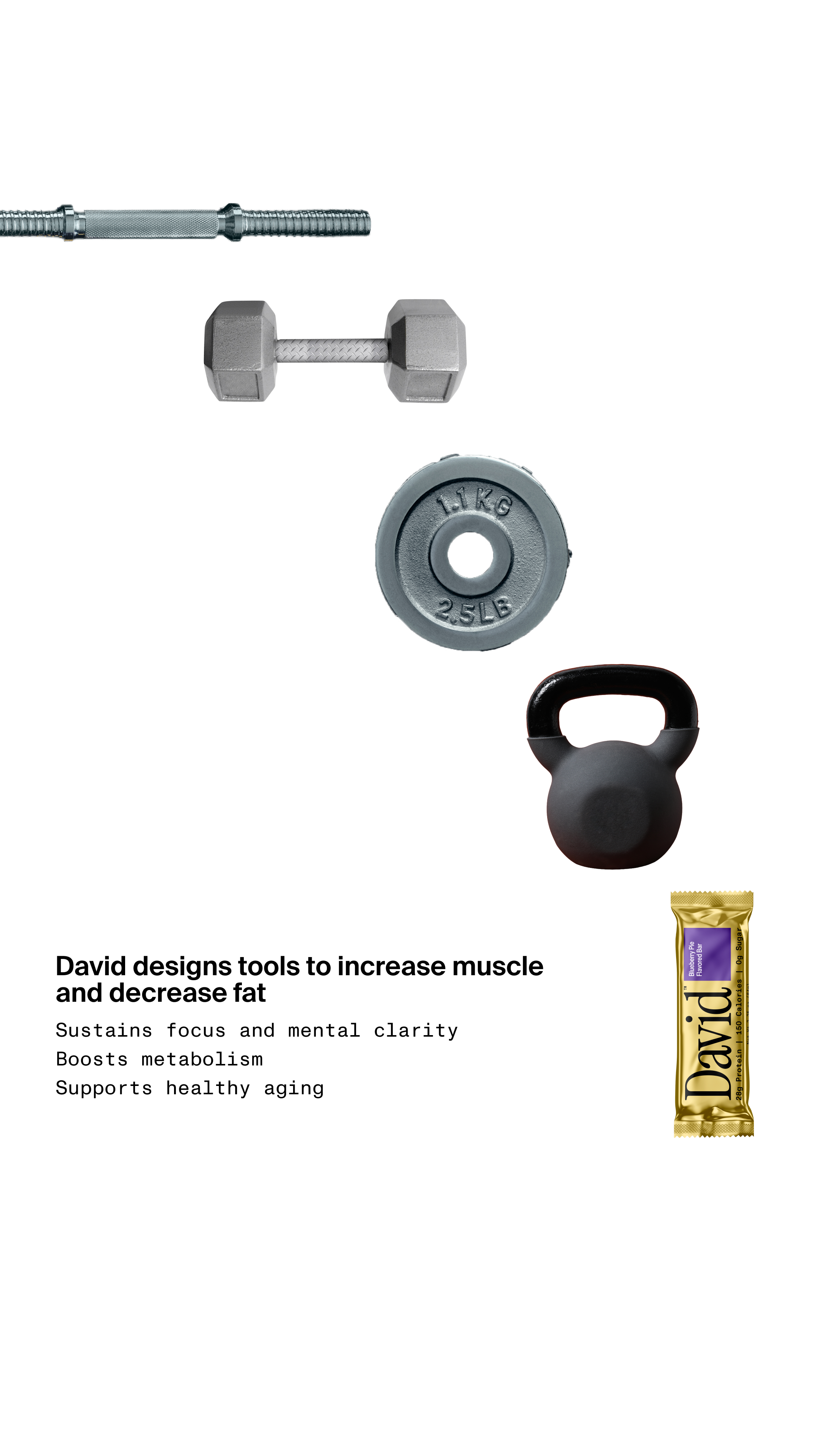 David Protein Facebook ad