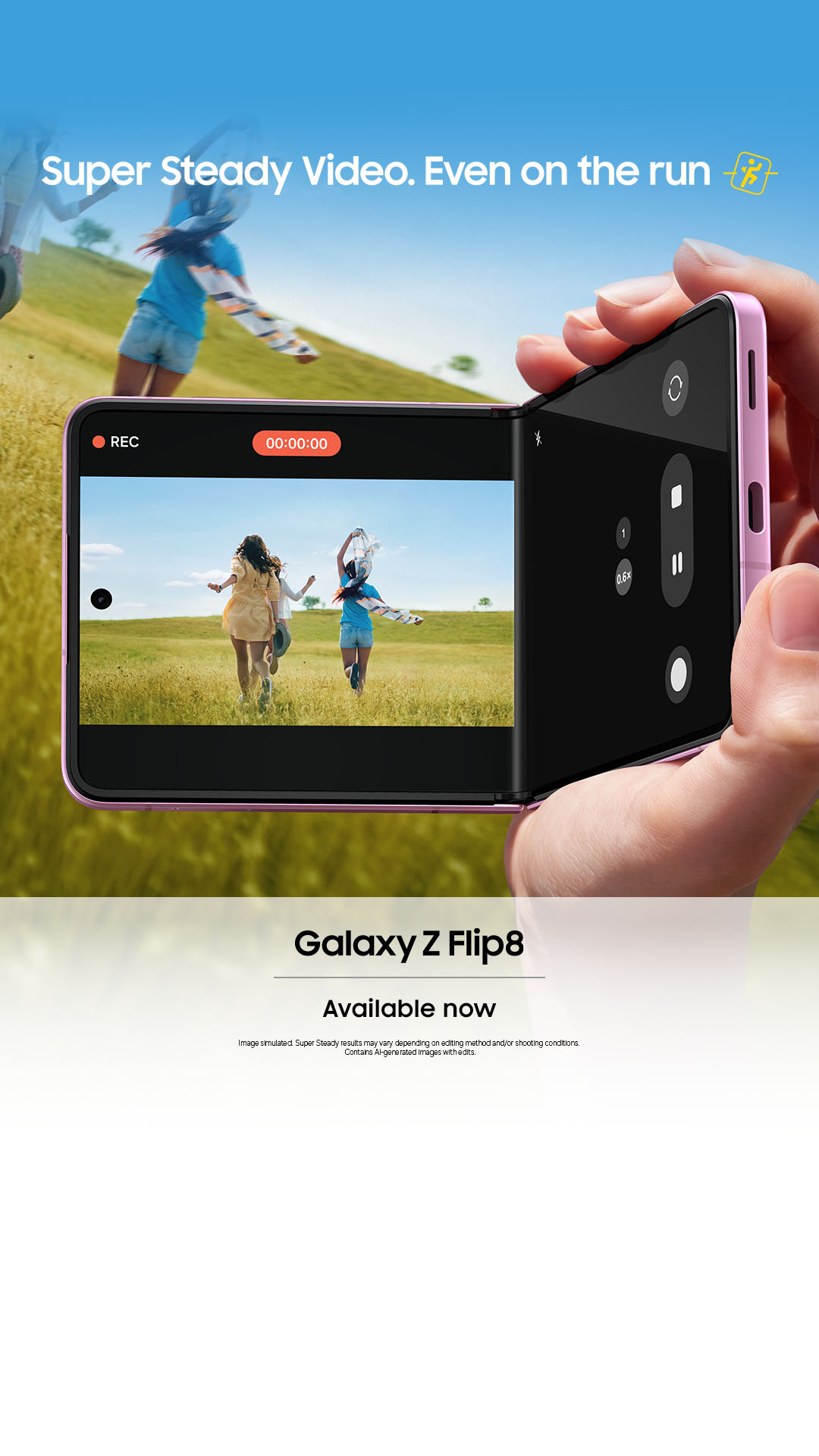 Samsung Facebook ad: Galaxy Z Flip8