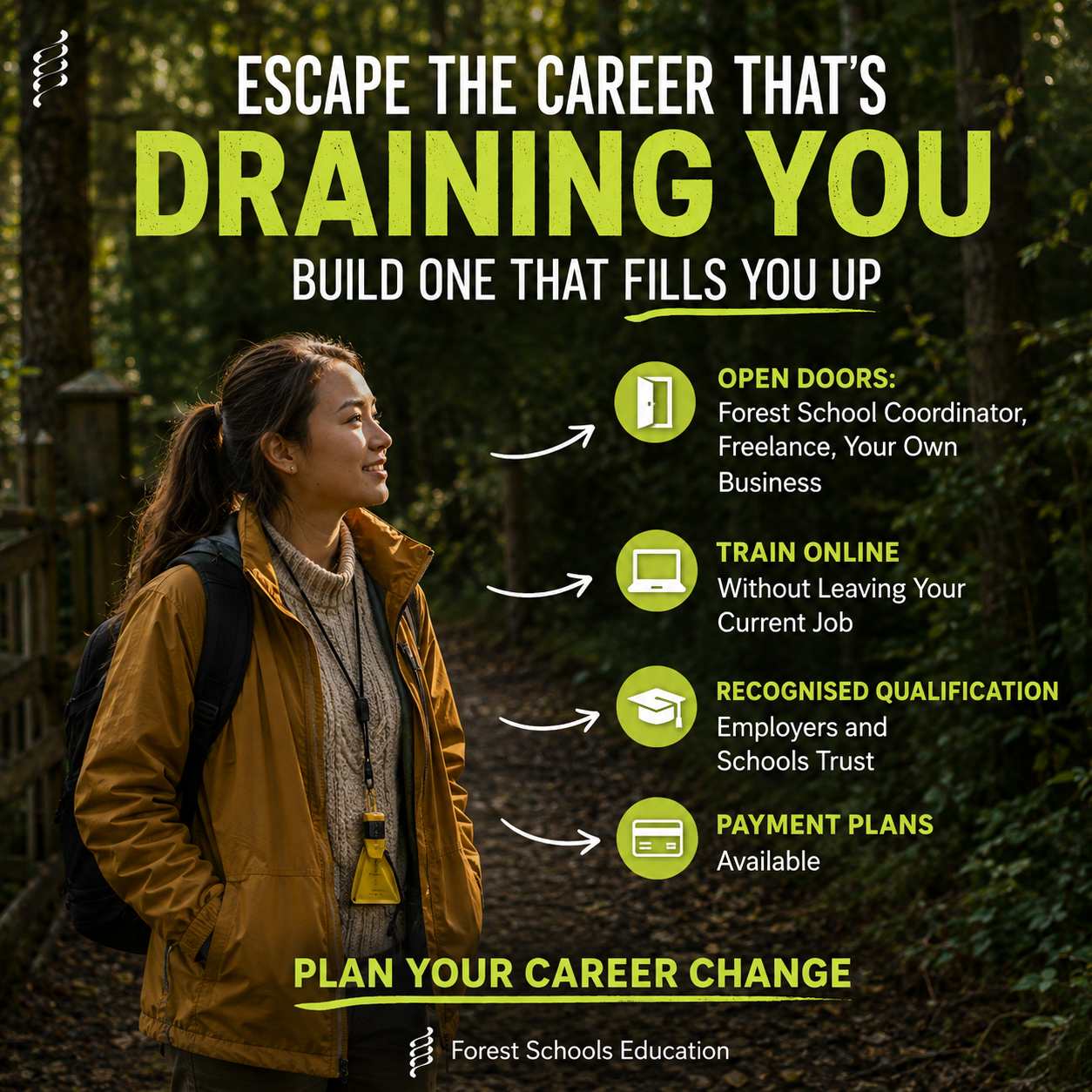 Forest Schools Facebook ad