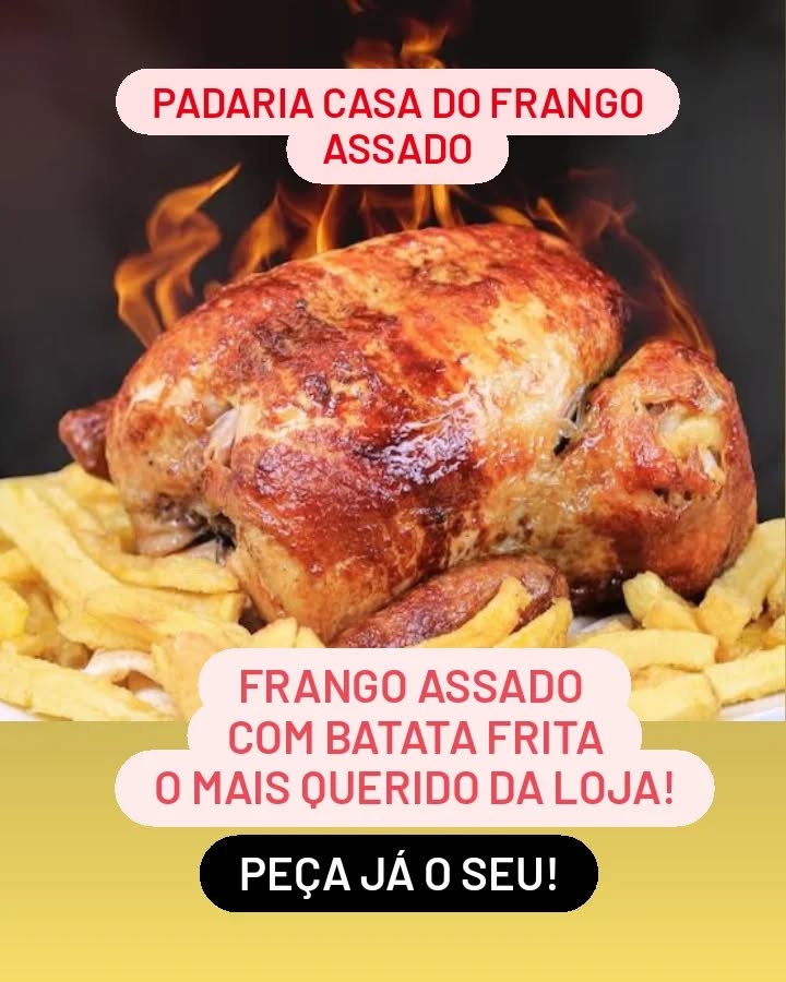 padaria_mb156 Facebook ad: Peça já o seu frango assado com batata…
