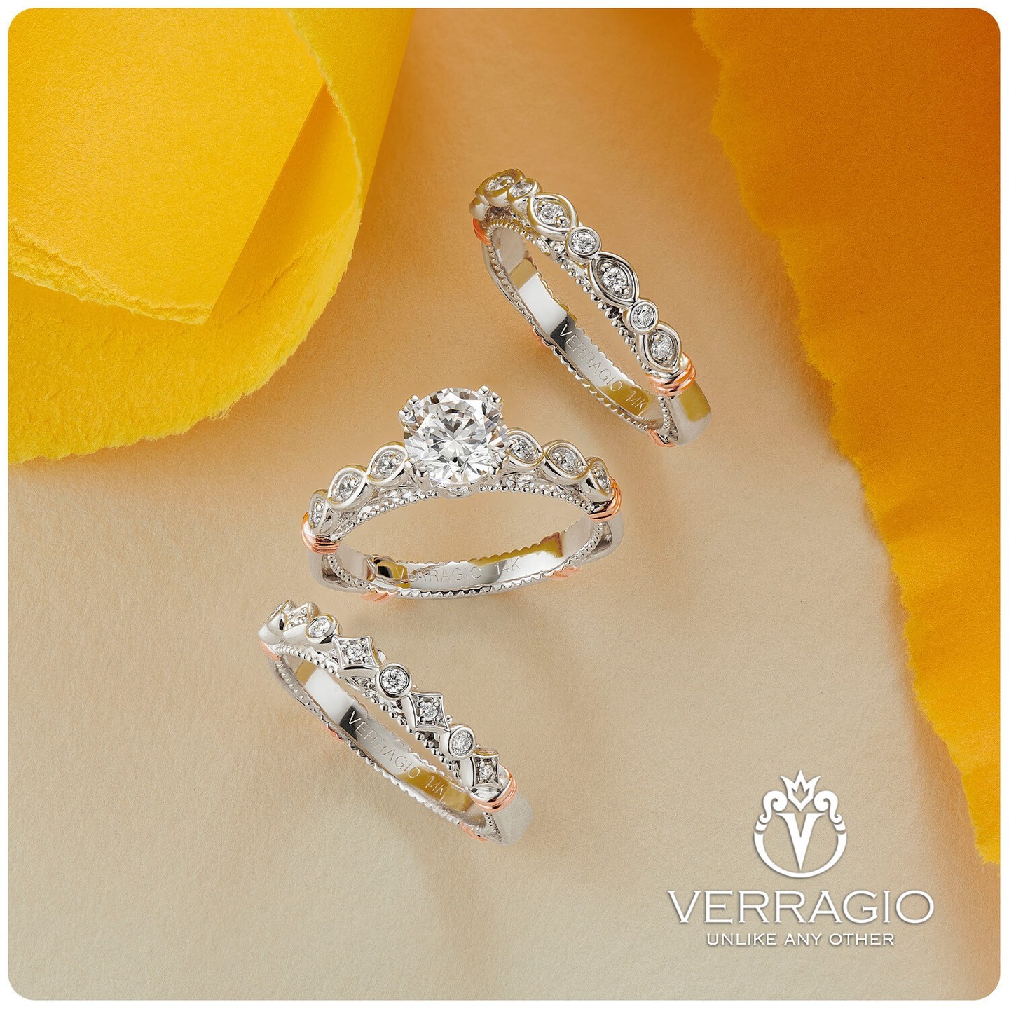 Verragio Engagement Rings and Wedding Bands Facebook ad