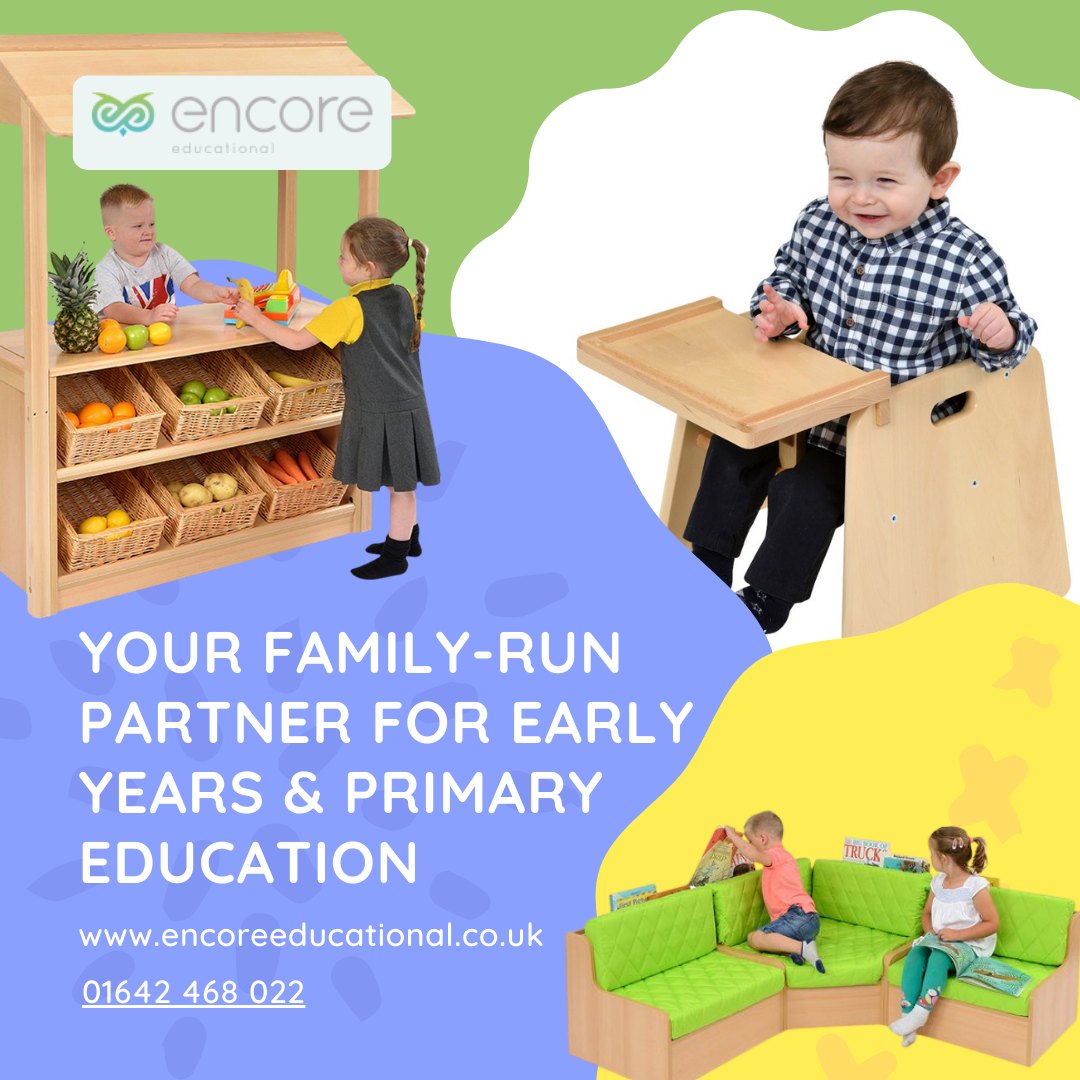 Encore Educational Facebook ad: Build imaginative, fun and safe learning spaces with…