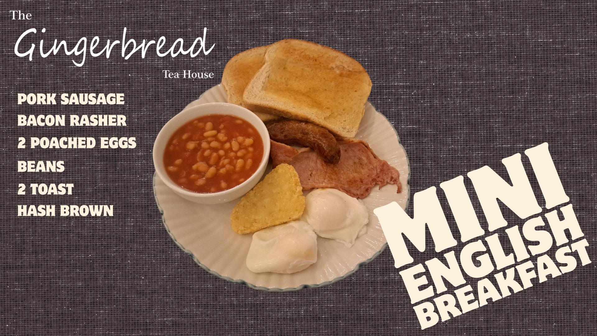 The Gingerbread Tea House Facebook ad: Freshly prepared breakfasts served until 2pm at The…