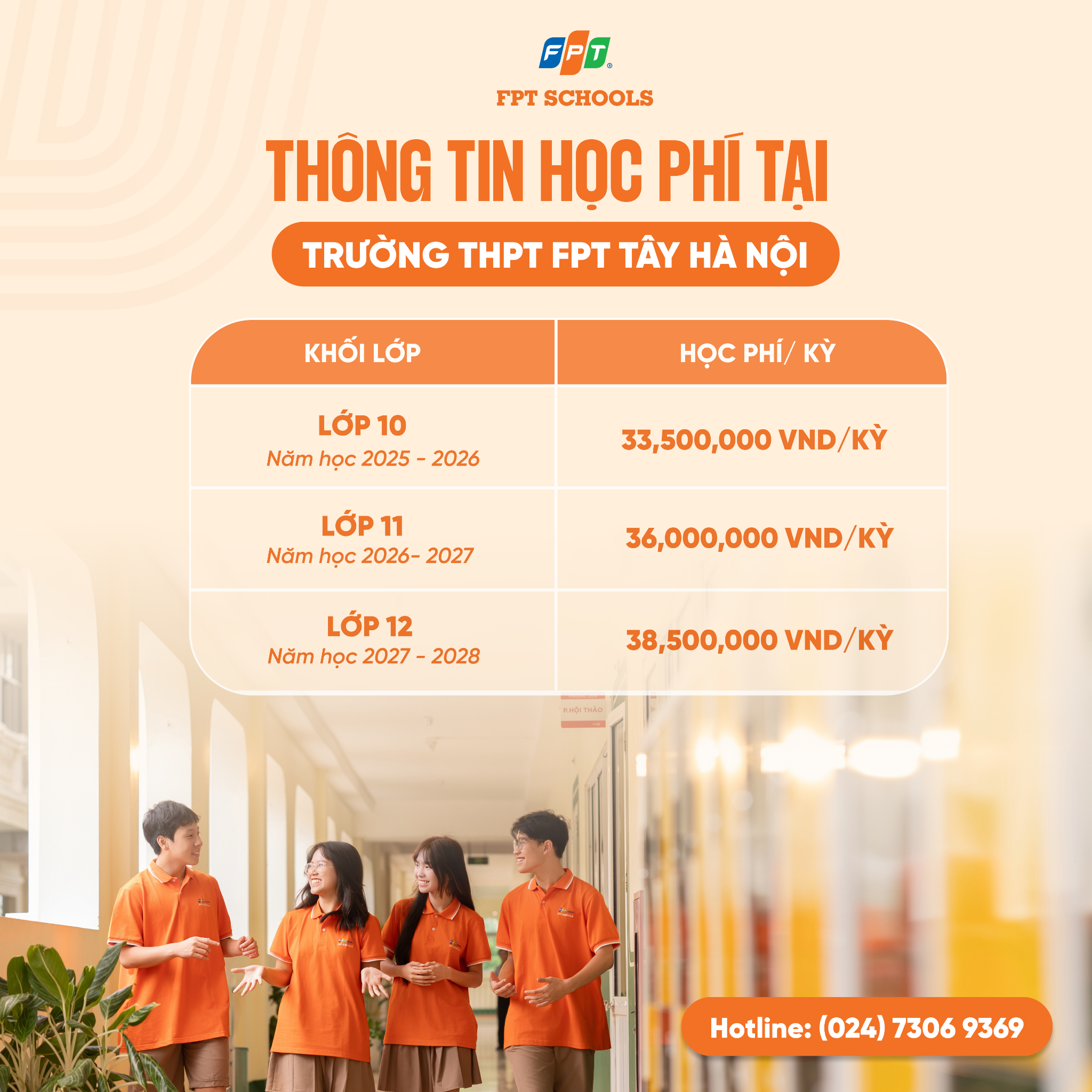Trường THPT FPT Tây Hà Nội Facebook ad: Đăng ký tìm hiểu thêm thông tin về nhà trường ngay!