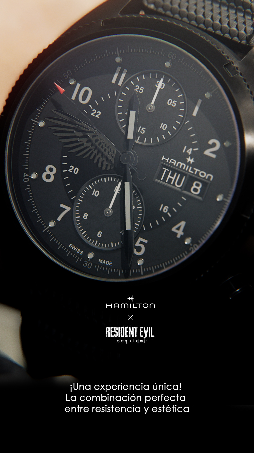 3DJuegos LATAM Facebook ad: Hamilton x Resident Evil Requiem
