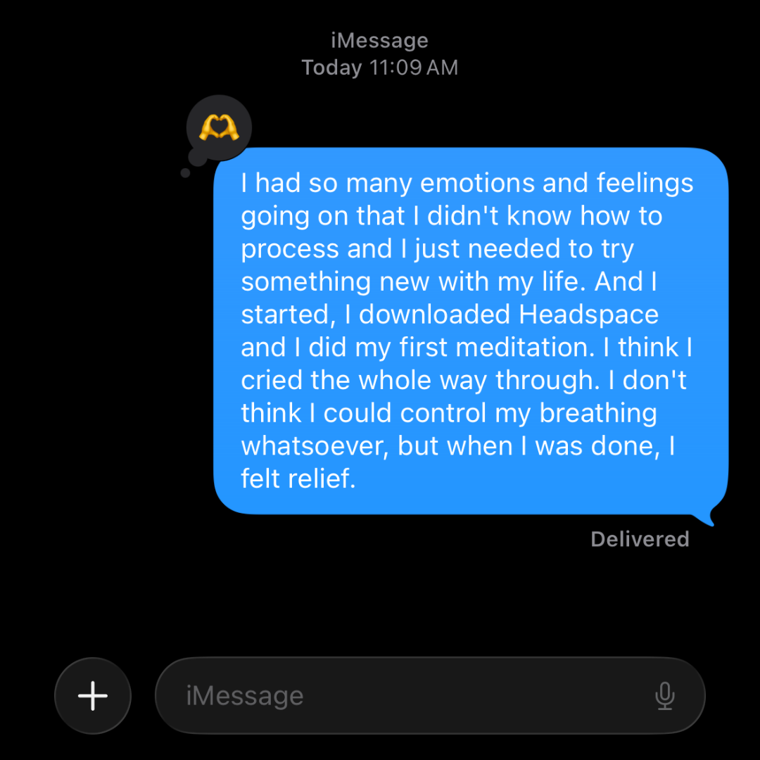 Headspace Facebook ad
