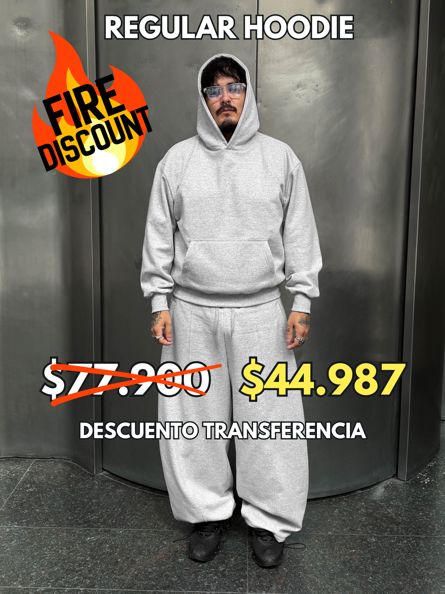 NOWYDWOR Facebook ad: Regular hoodie