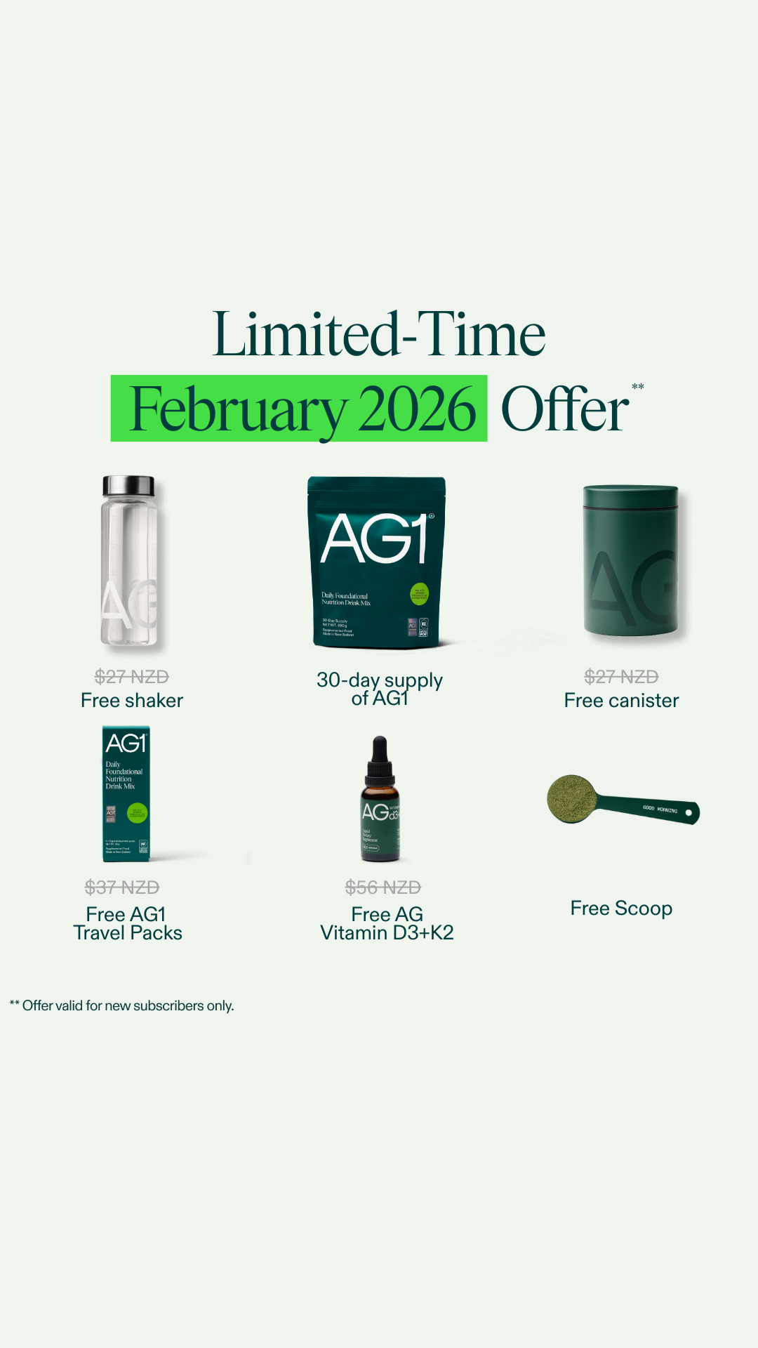 AG1 by Athletic Greens Facebook ad