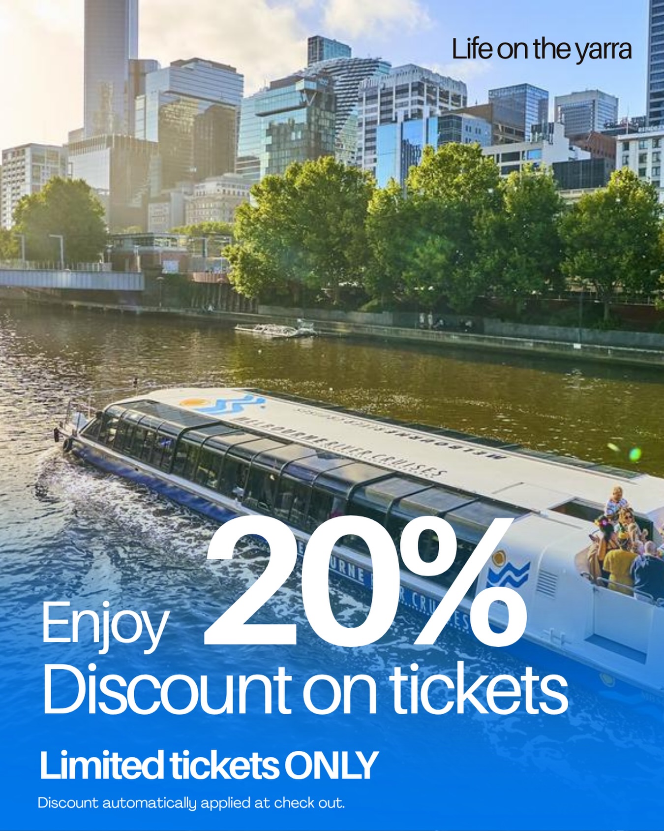 Melbourne River Cruises Facebook ad: Melbourne River Cruises | Facebook, TikTok | Linktree