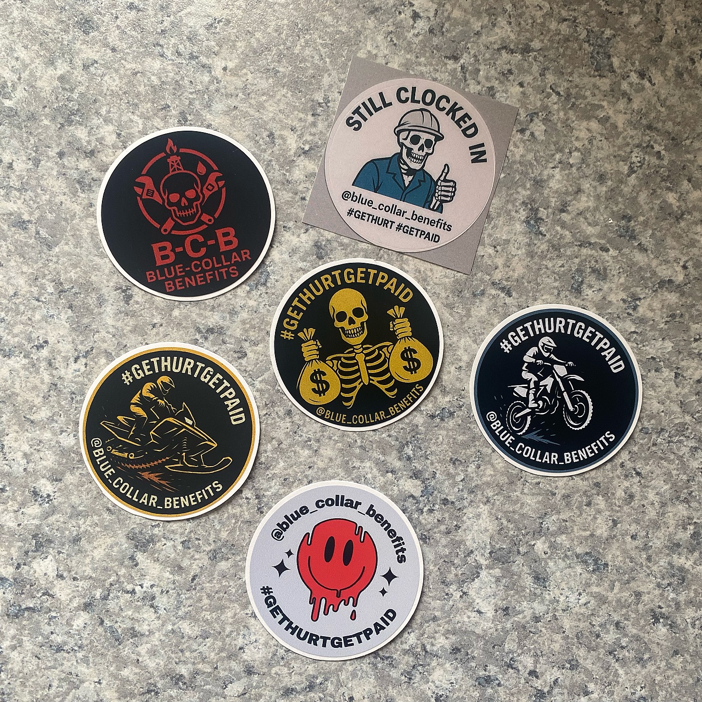 blue_collar_benefits Facebook ad: Loving the new stickers, they seem like better…